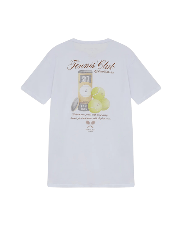 Camiseta Slyce Graphics Ball Can Branco em branco original na LK Sneakers