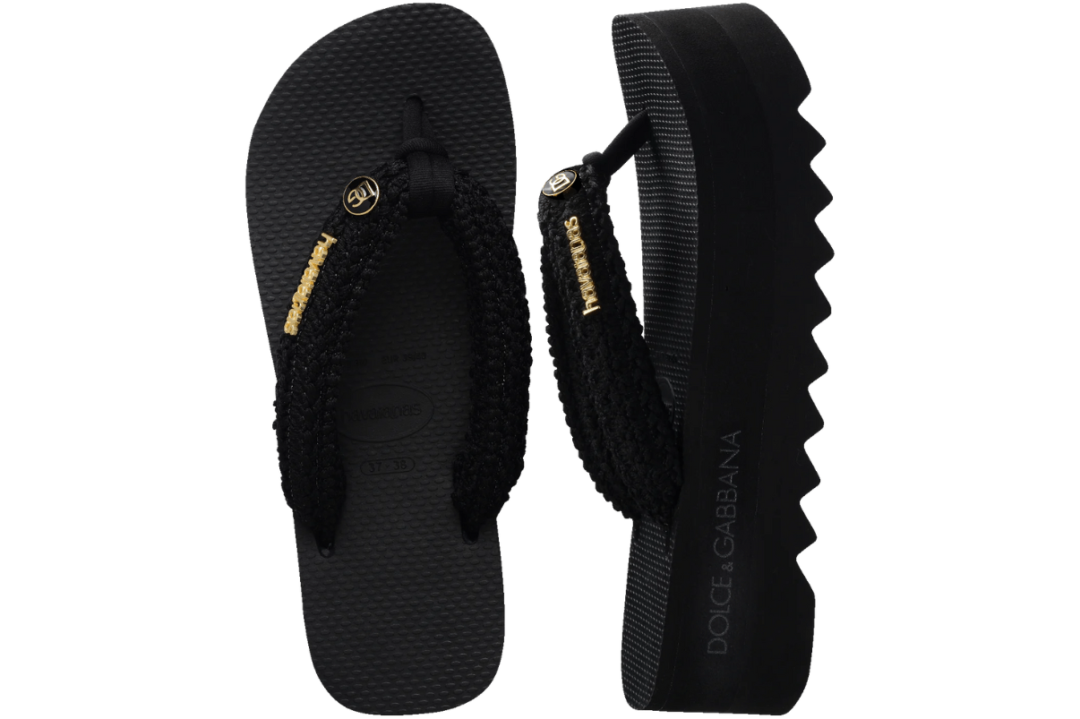 Chinelo Havaianas Top Dolce & Gabbana High Chuncky Preto - Havaianas - 4150275_0090_378 - 1