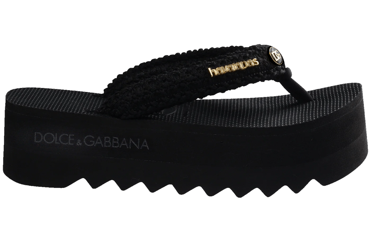 Chinelo Havaianas Top Dolce & Gabbana High Chuncky Preto - Havaianas - 4150275_0090_378 - 1