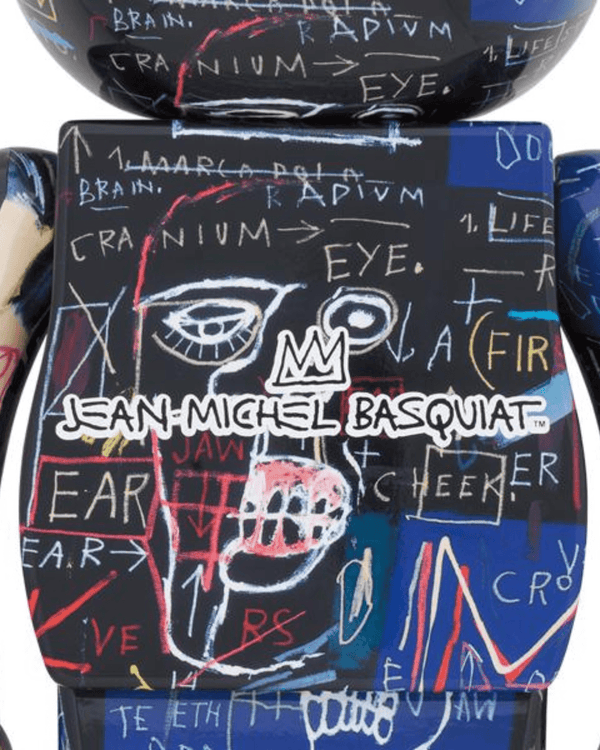 MEDICOM TOY - Bearbrick Jean-Michel Basquiat #7 1000% Toy Art Multi-Color