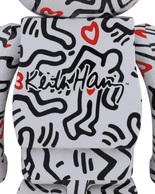 MEDICOM TOY - Bearbrick Keith Haring #8 1000% Toy Art Multi-Color