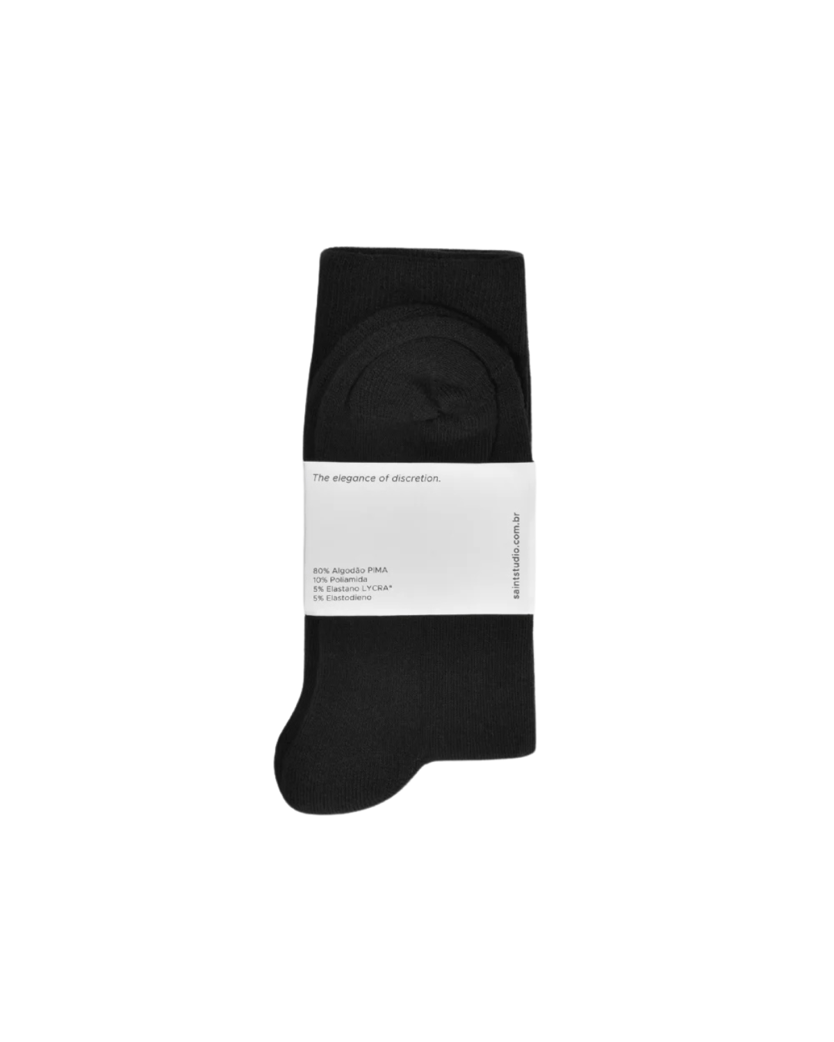 Meia Saint Studio PIMA Preto - Saint Studio - ST41