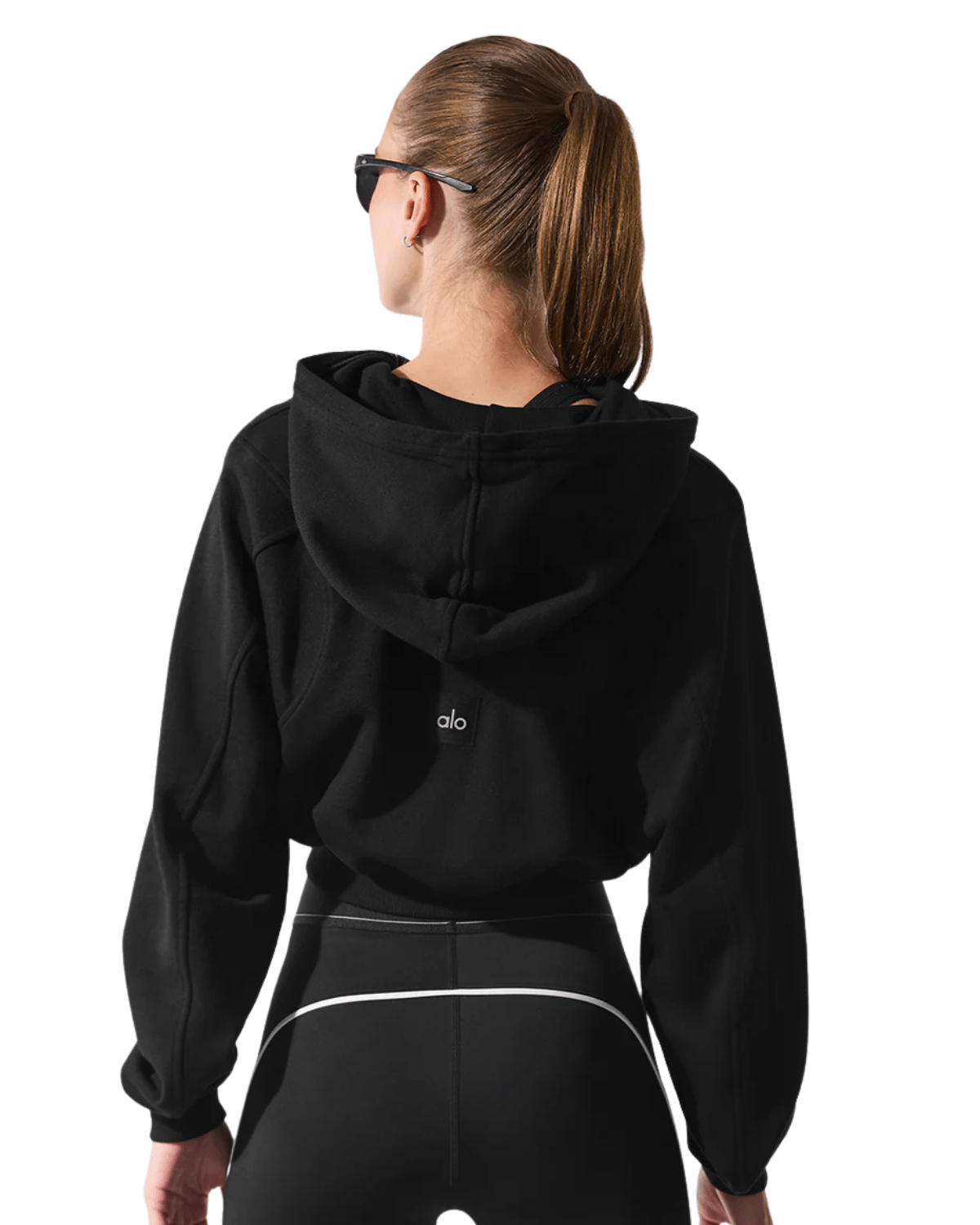Moletom Alo Yoga Sweet Escape Zip Up Black Preto - Alo Yoga - w3856r - 1