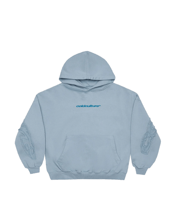 Moletom Cold Culture Distress Curved Shady Blue Azul - Cold Culture -