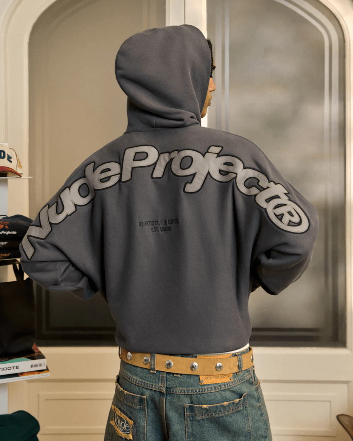 Moletom Nude Project Beast Zip - Up Ash Cinza - Nude Project - NDP017 - 1