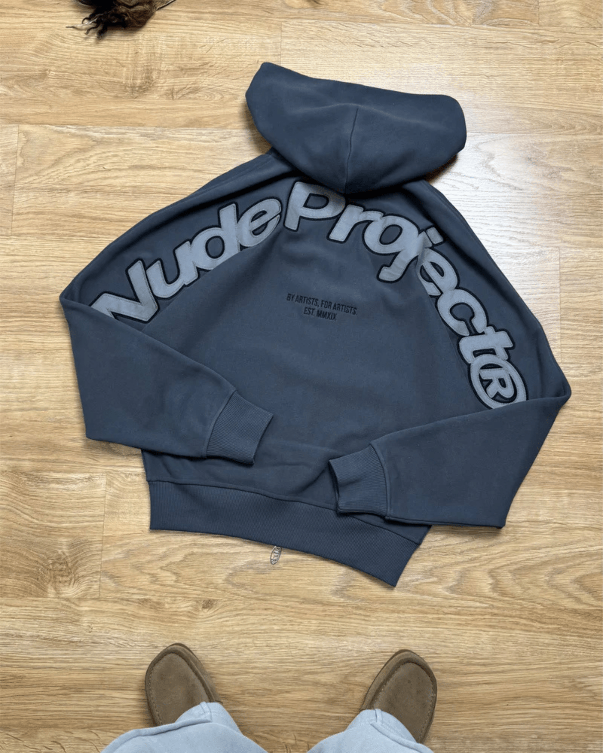 Moletom Nude Project Beast Zip - Up Ash Cinza - Nude Project - NDP017 - 1