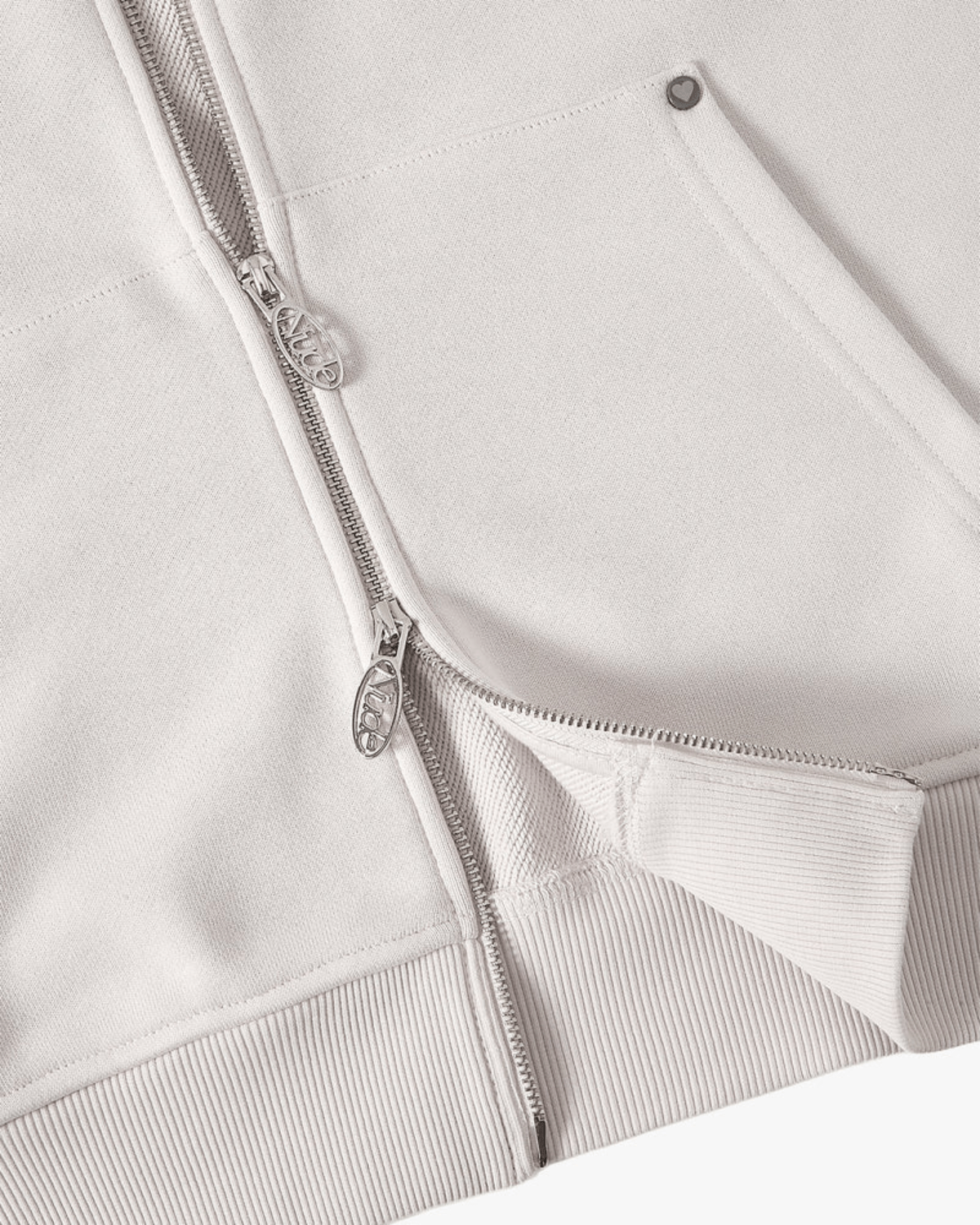 Moletom Nude Project Beast Zip - Up Grey Cinza - Nude Project - NDP016 - 1