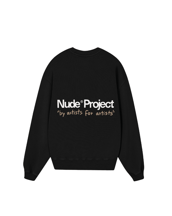 Moletom Nude Project Cult Hoodie Black/Beige Preto