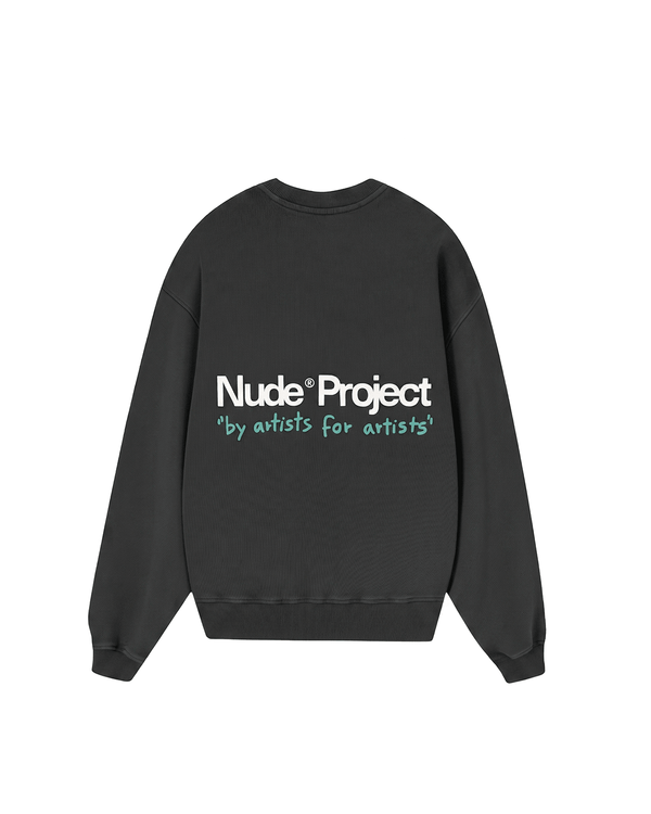 Moletom Nude Project Cult Kid Blue/Grey Cinza