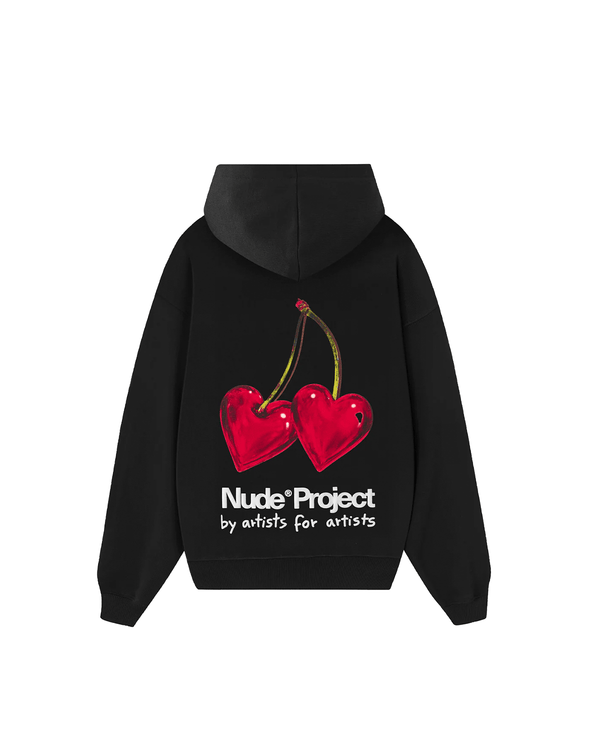 Moletom Nude Project Juicy Cherry Black Preto
