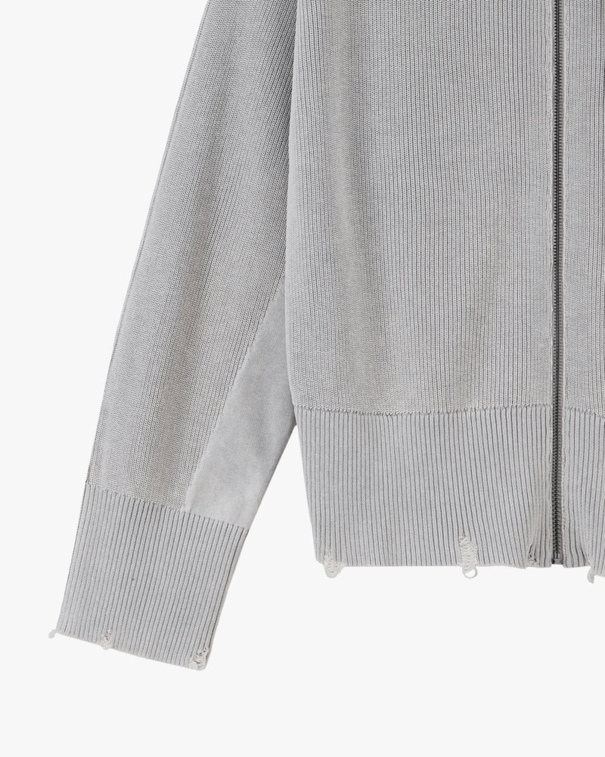 Moletom Nude Project Perfect Cropped Zip - Up Grey Cinza - Nude Project - NDP019 - 1