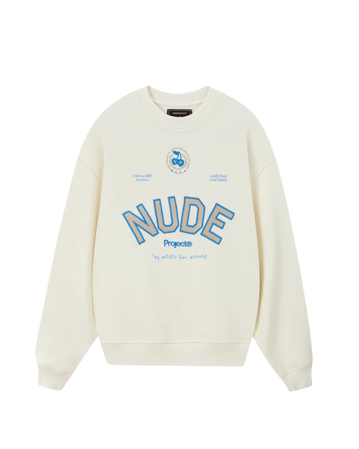 Moletom Nude Project Varsity Marshmallow Off White - Nude Project - NDP020 - 1