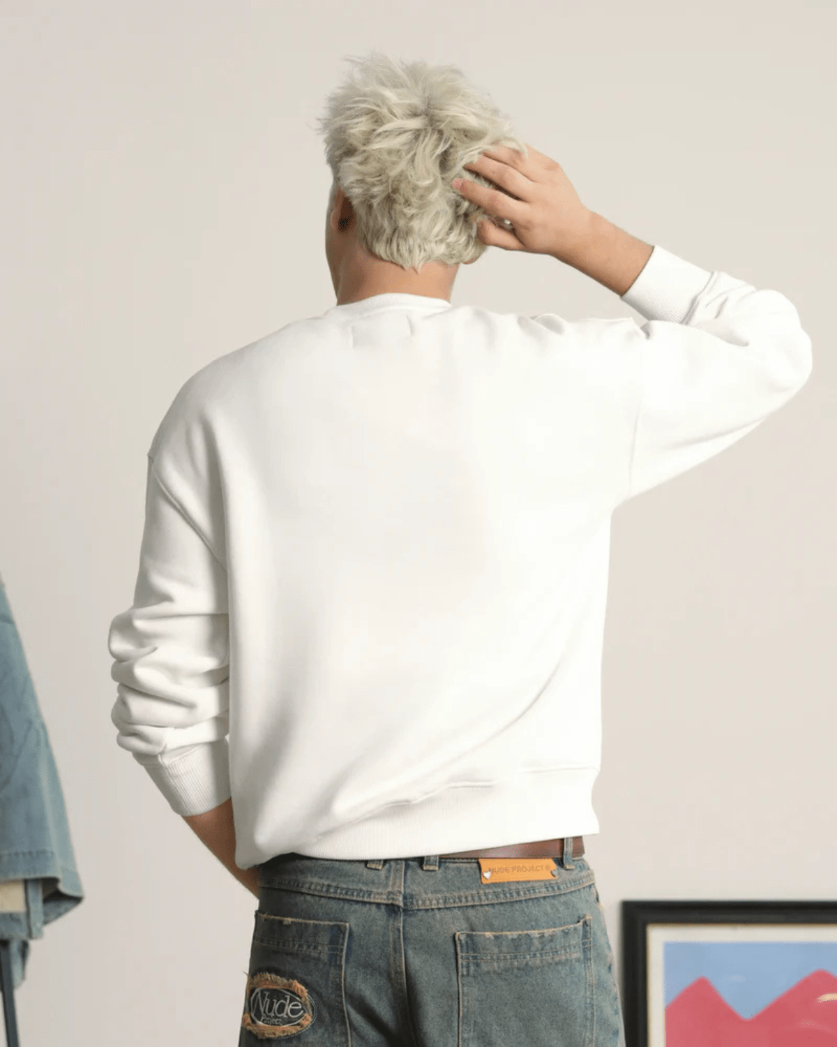 Moletom Nude Project Varsity Marshmallow Off White - Nude Project - NDP020 - 1