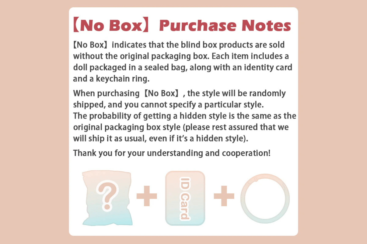 Nommi Loveliness Never Ends Series Plush Blind Box Lacrado - Nommi Series - NBB02