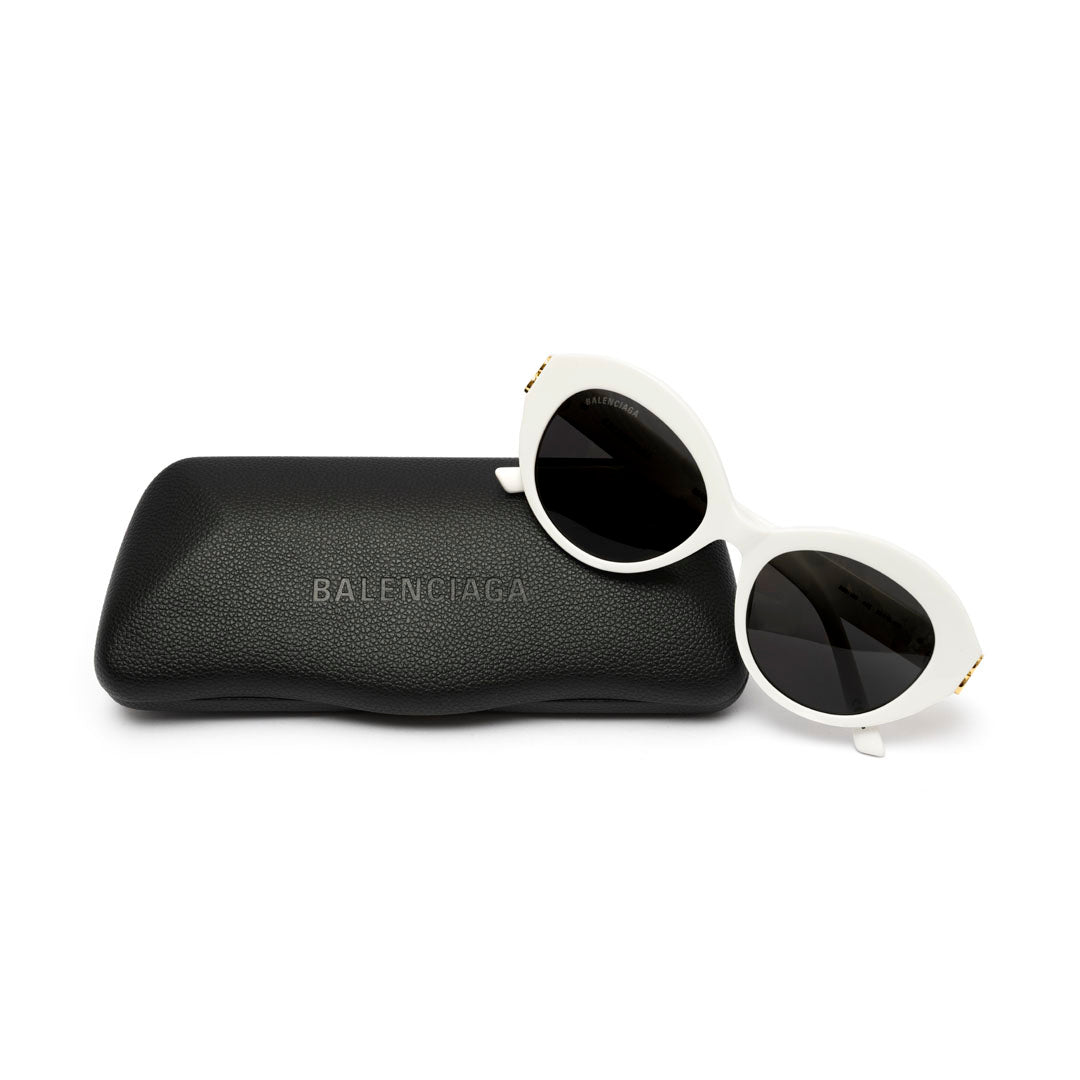 Oculos de Sol Balenciaga BB0133S - 003 Branco - Balenciaga - BB0133S - 003