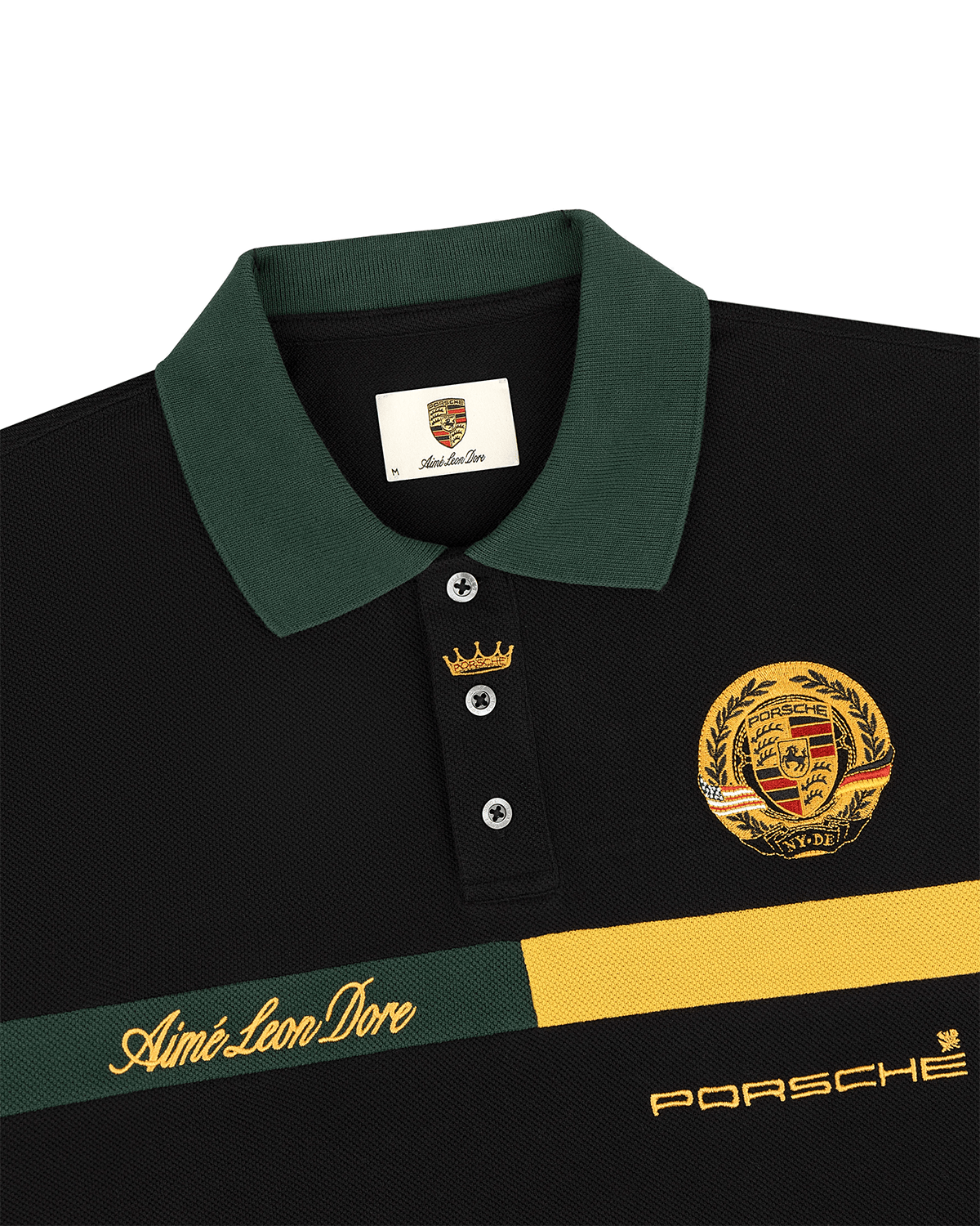 Polo Aimé Leon Dore x Porsche Racing Preto - Aimé Leon Dore - AIME120 - 1