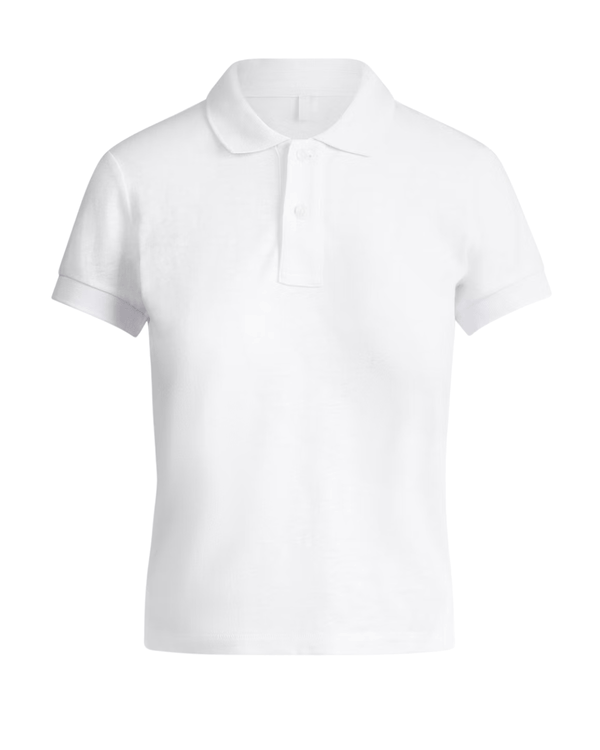 Polo Skims Baby Tee Worn in Jersey Snow Branco