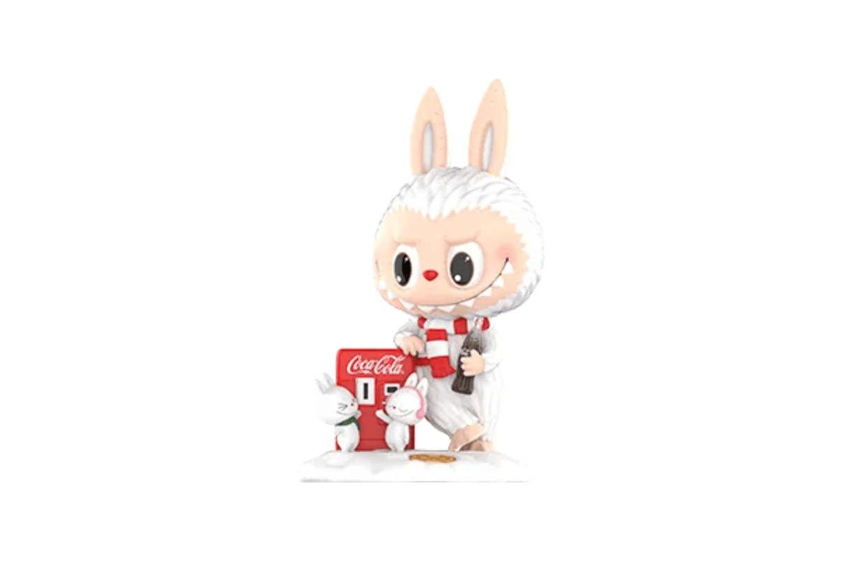 Pop Mart Labubu The Monsters Coca - Cola Series Little Snowman Figure - Labubu - LAB14