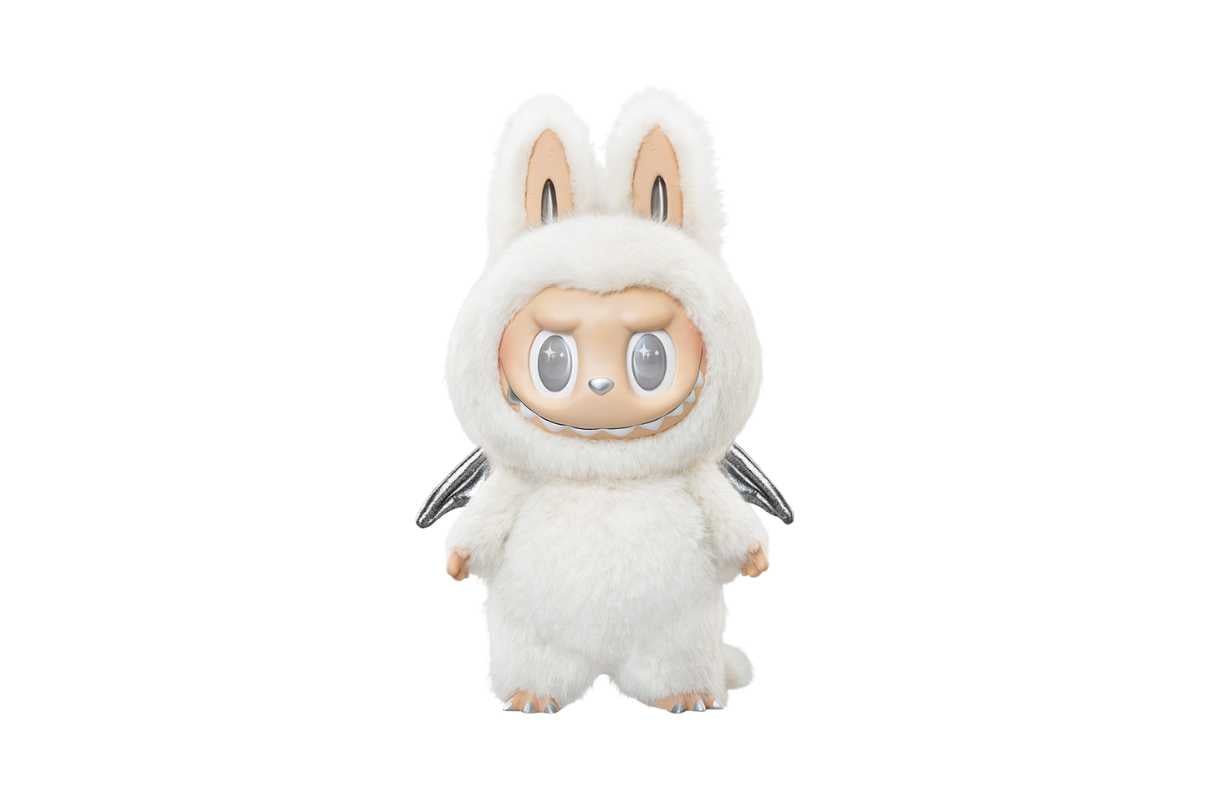 Pop Mart Labubu The Monsters - Zimomo Angel In Clouds Vinyl Face Doll Branco (59cm) - Labubu - LAB30