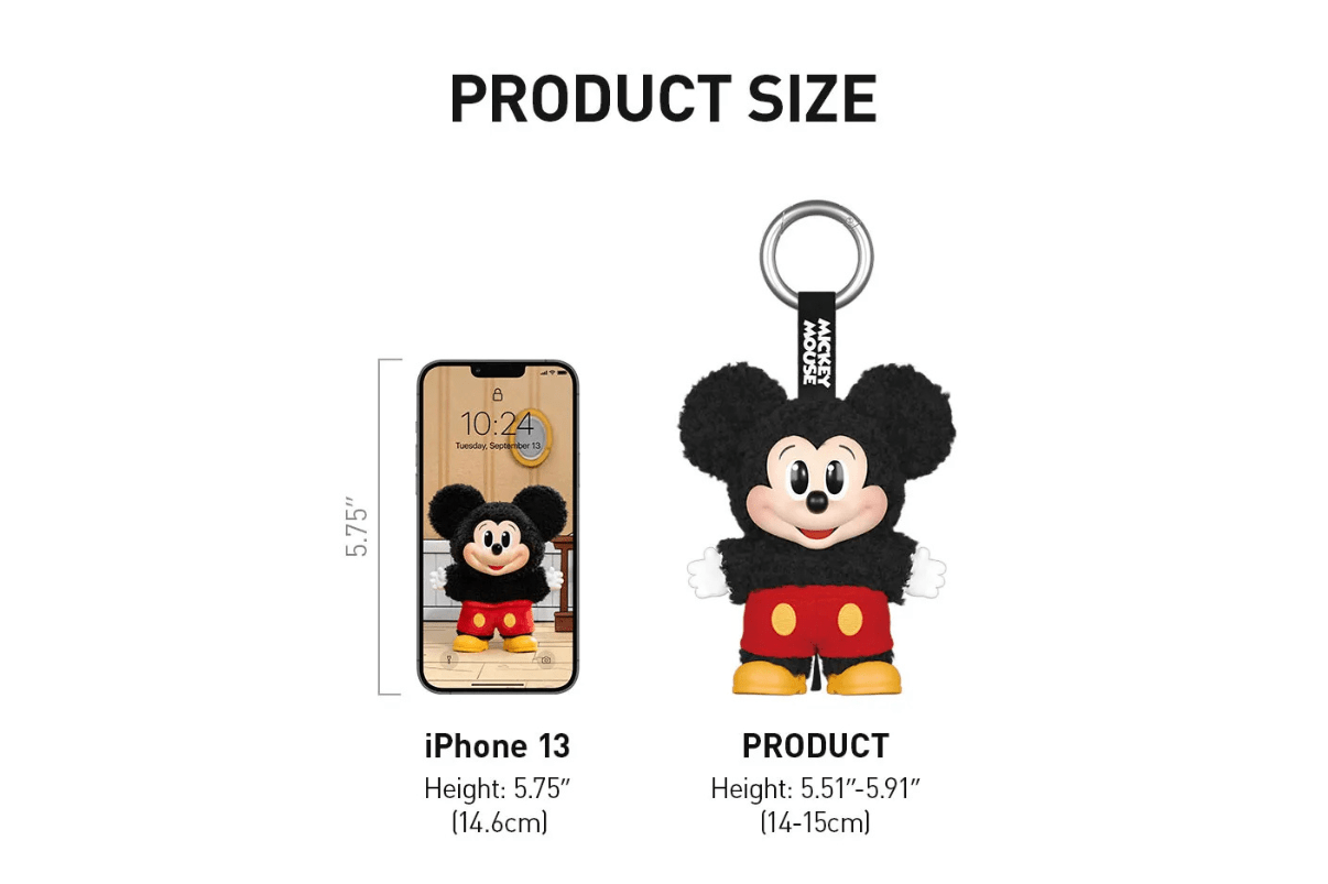 Pop Mart Secret Huguinho, Zezinho, Luizinho - Mickey Family Cute Together Keychain Series Figures (Aberto) - Pop Mart -