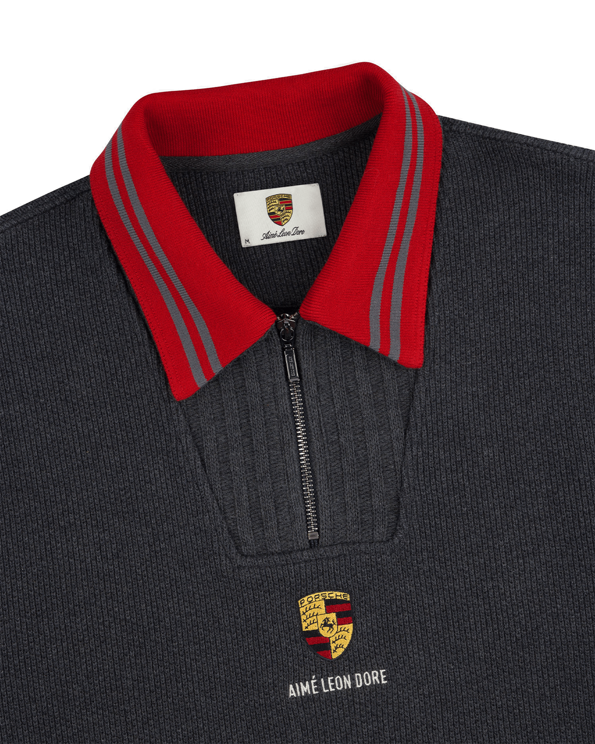 Pullover Aimé Leon Dore x Porsche Jacquard Collar Quarter Zip - Aimé Leon Dore - AIME126 - 1
