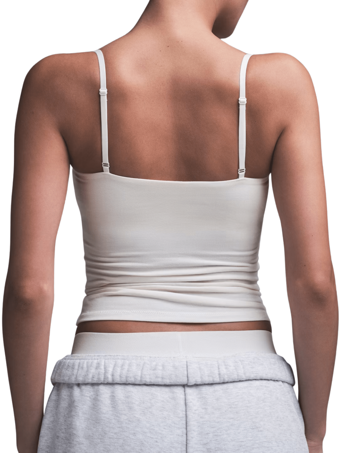 Regata Skims Cotton Cami Marble Branco - Skims - 43774078391540