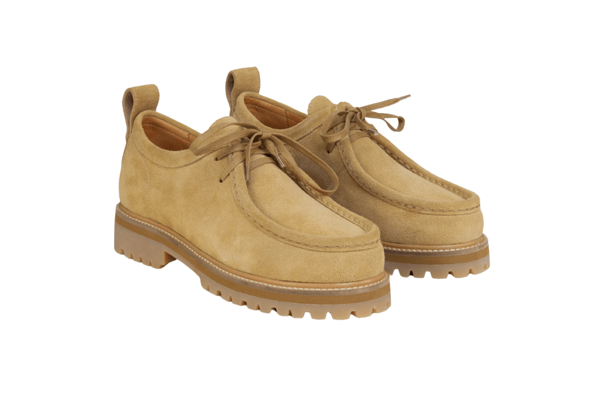 Sapato Saint Studio Cannadian Moc Toe Camurça Natural - Saint Studio -