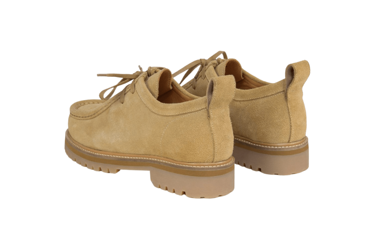 Sapato Saint Studio Cannadian Moc Toe Camurça Natural - Saint Studio -