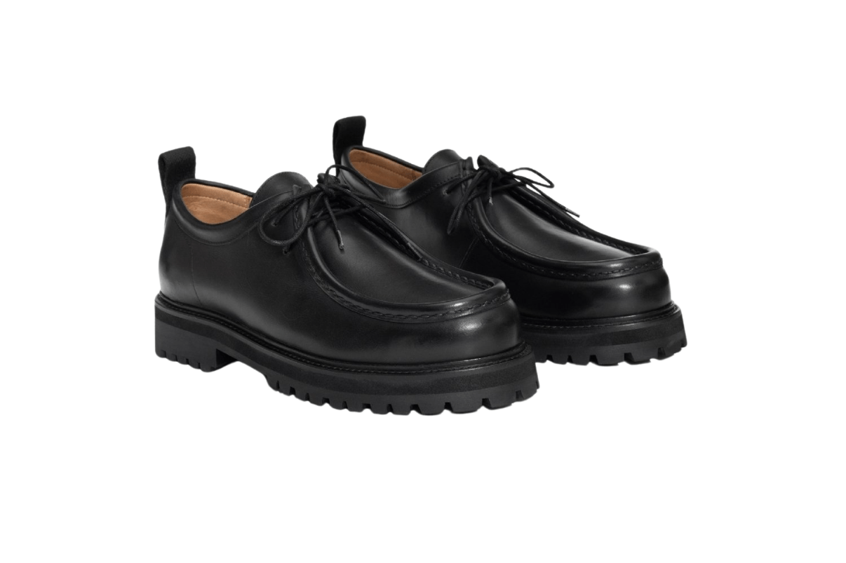 Sapato Saint Studio Cannadian Moc Toe Preto - Saint Studio -