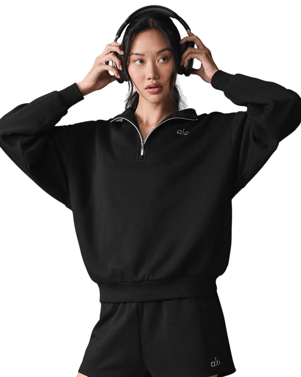 Short Alo Yoga Accolade Preto - Alo Yoga - w6472rg_01 - 1