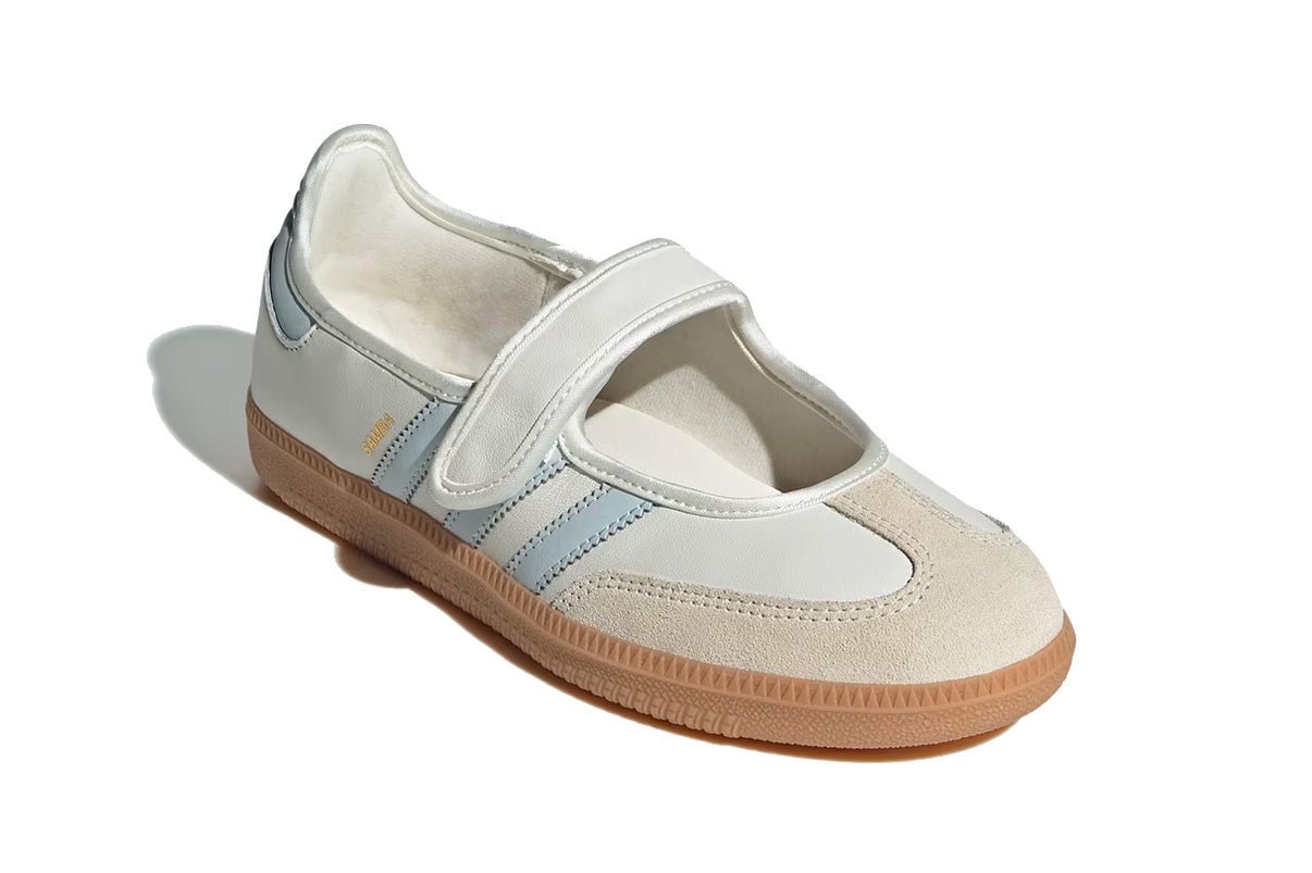 Tênis Adidas Samba Jane White Blue Gum Branco - Adidas - 43774078387680