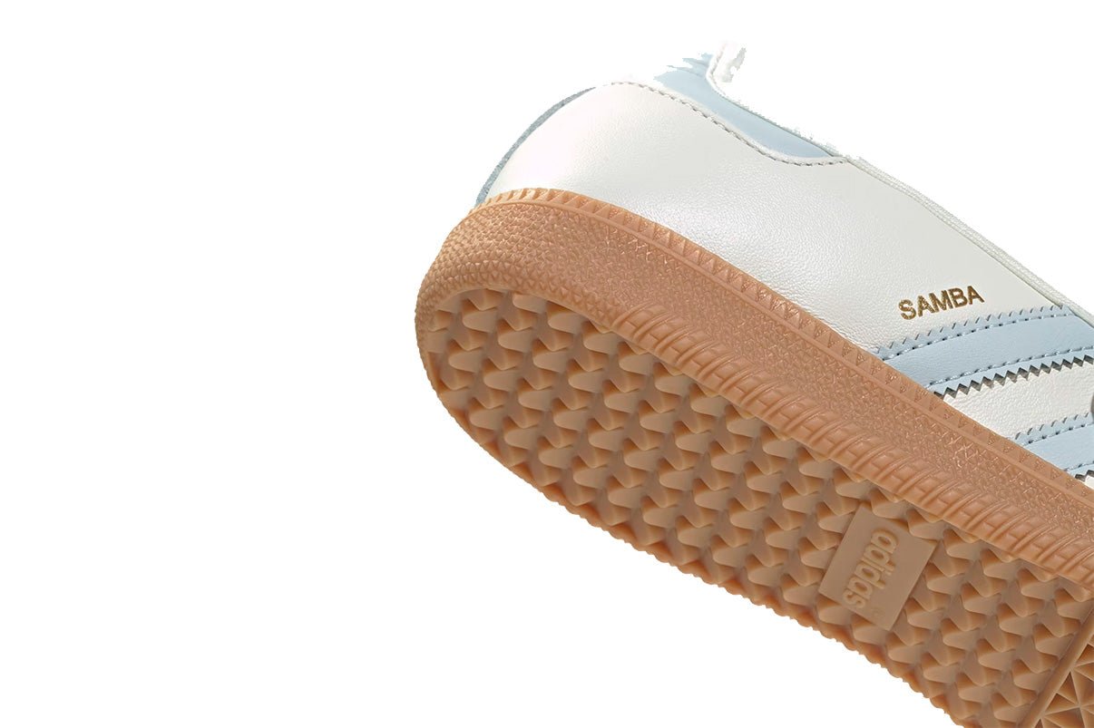 Tênis Adidas Samba Jane White Blue Gum Branco - Adidas - 43774078387680