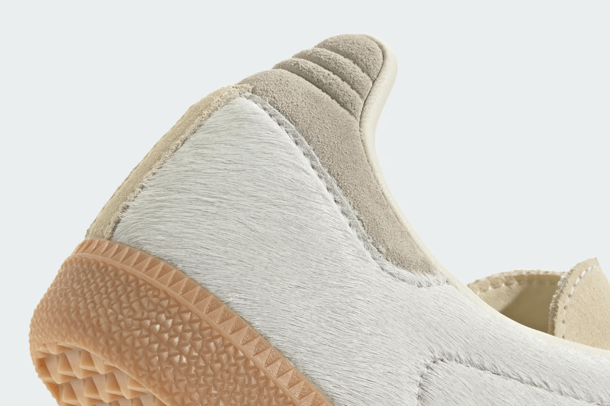 Tênis Adidas Samba OG Pony Hair Wonder Beige Better Scarlet Branco - Adidas - JS3935 - 1