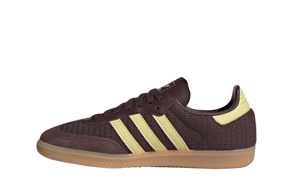 Tênis Adidas Samba OG Shadow Brown Powder Yellow Marrom