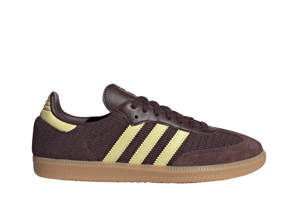 Adidas Adidas Samba OG Shadow Brown Powder Yellow tênis em marrom original na LK Sneakers