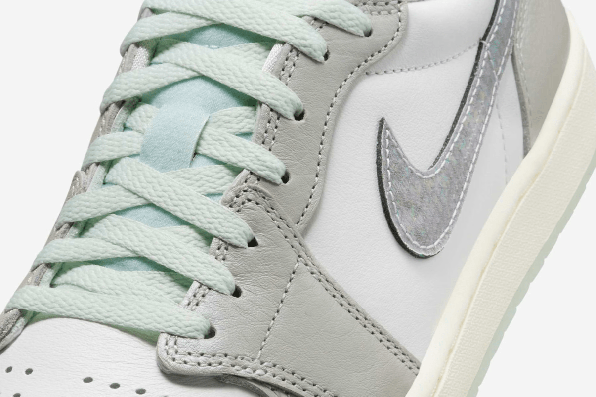 Tênis Air Jordan 1 Low "Lunar New Year" Photon Dust Cinza - Jordan - HF3144 - 100 - 1