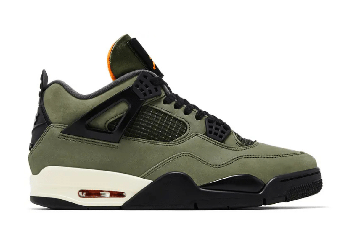 Tênis Air Jordan 4 Retro OG SP Undefeated (2025) Verde - LK Tênis Air Jordan 4 Retro OG SP Undefeated (2025) Verde - LK
