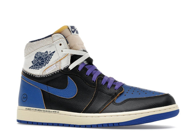 Tênis Jordan 1 Retro High OG SP Fragment x Union LA Sport Royal