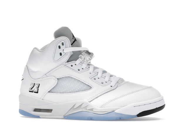 Tênis Jordan 5 Retro White Metallic (2026) Metalizado