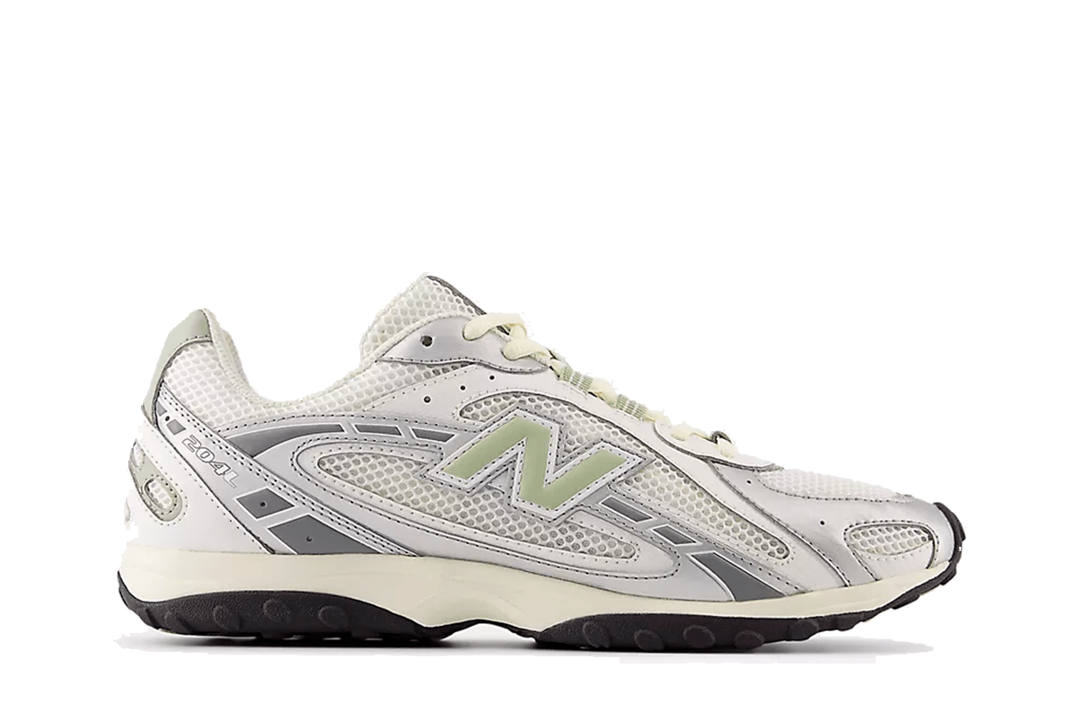 Tênis New Balance 204L Silver Metallic Sage Green Prateado