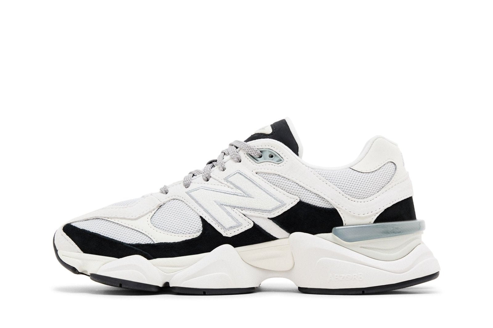 Tênis New Balance 9060 Reflection Black Suede Branco - New Balance - U9060JBB - 1