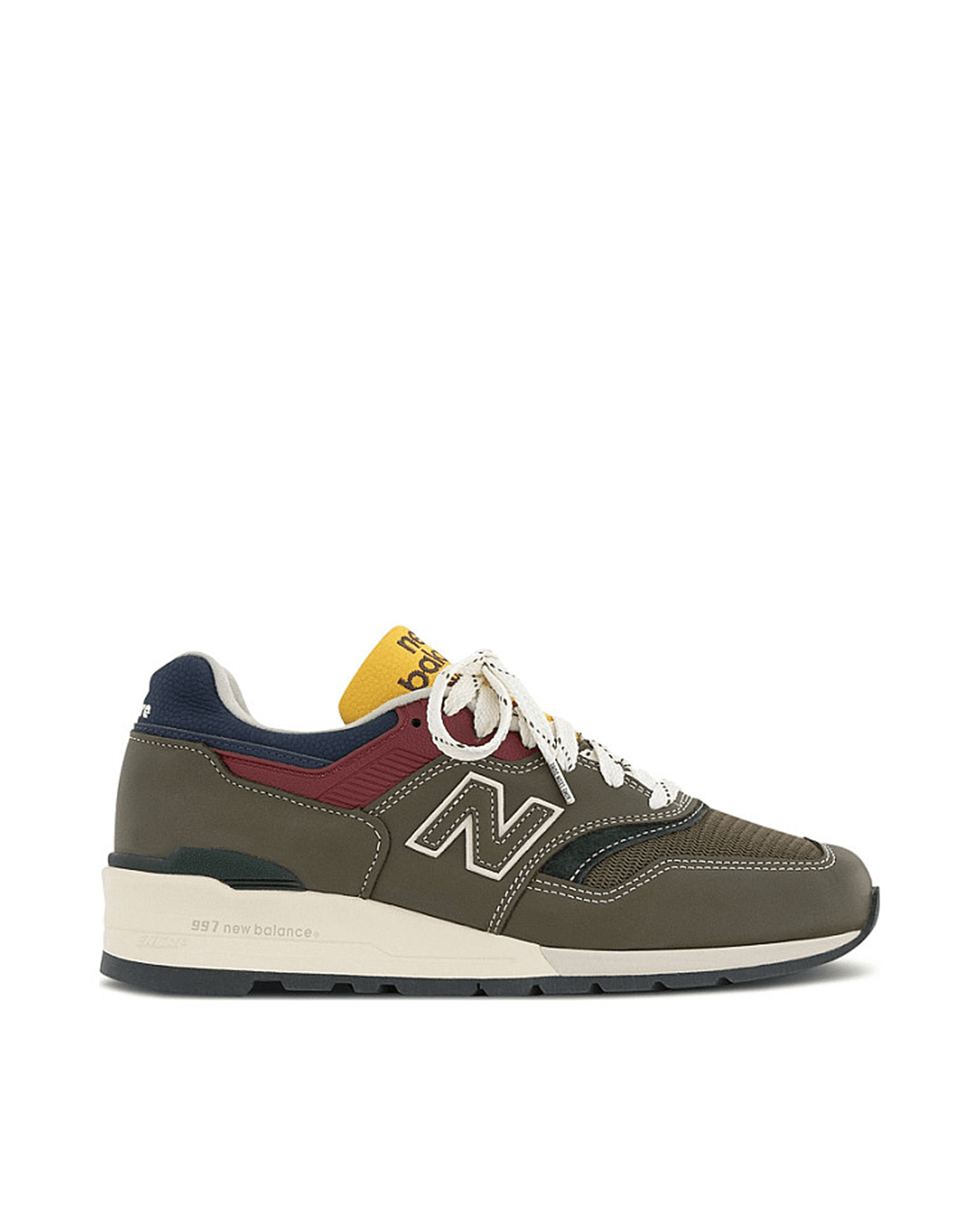 Tênis New Balance 997 Made in USA x Aimé Leon Dore Dark Moss Angora Marrom - New Balance - U997AIM
