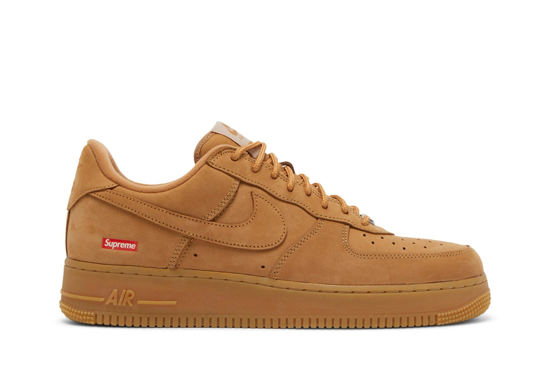 Tênis Nike Air Force 1 Low x Supreme Wheat Marrom - LK Sneakers