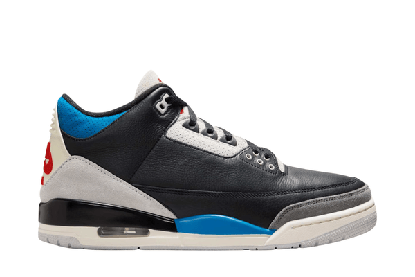 Jordan Nike Air Jordan 3 OG Rare Air tênis em preto original na LK Sneakers