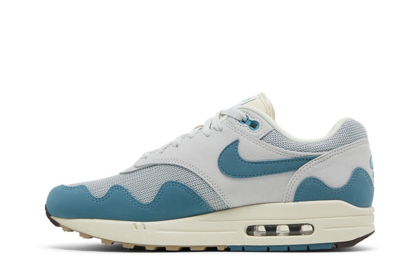 Tênis Nike Air Max 1 x Patta Noise Aqua Azul