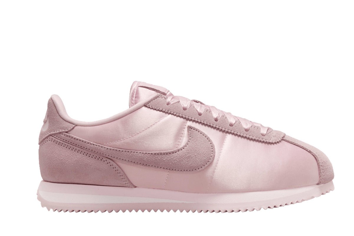 Tenis Nike Cortez Satin Pack Soft Pink Rosa LK Sneakers