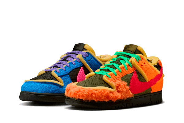 Tênis Nike Dunk Low Cactus Plant Flea Market Swamp Sponge Photo Blue Colorido