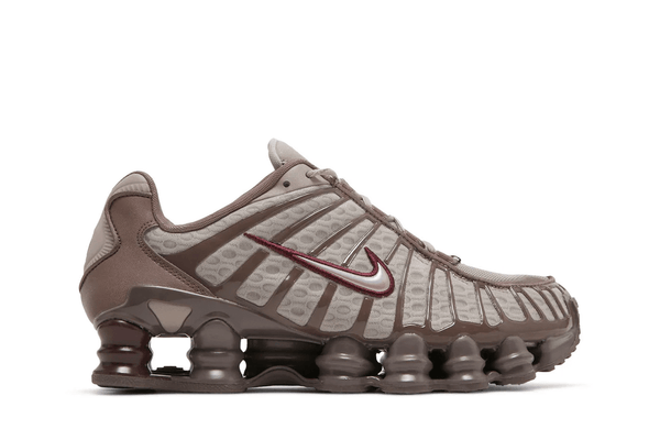 Tênis Nike Shox TL Pumice Night Maroon Cinza