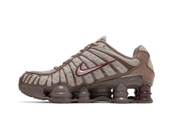 Tênis Nike Shox TL Pumice Night Maroon Cinza