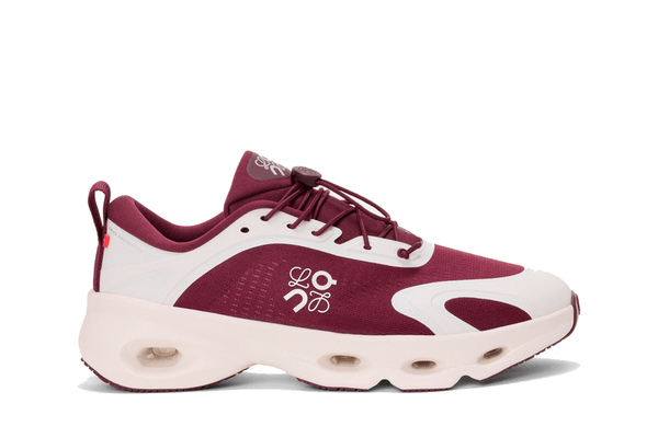 Tênis On Running Cloudsolo Loewe Burgundy Eggshell Bordô